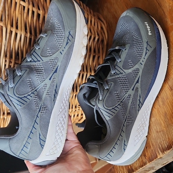 Propet One LT Gray Trainers Ortholite Gym Running Shoes Sneakers Gray sz 11 Wide - Picture 11 of 16